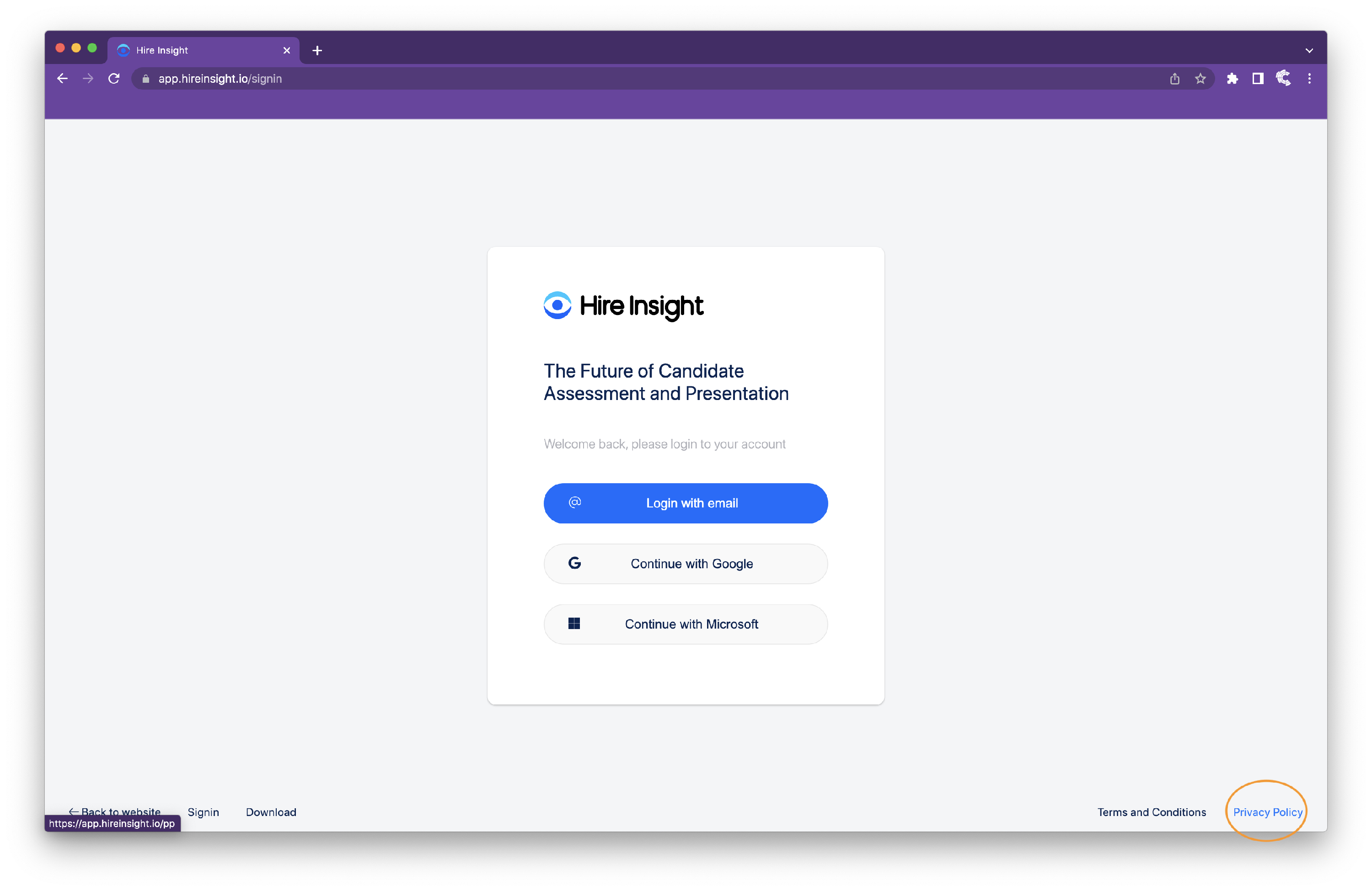 9.8.3 privacy policy tab
