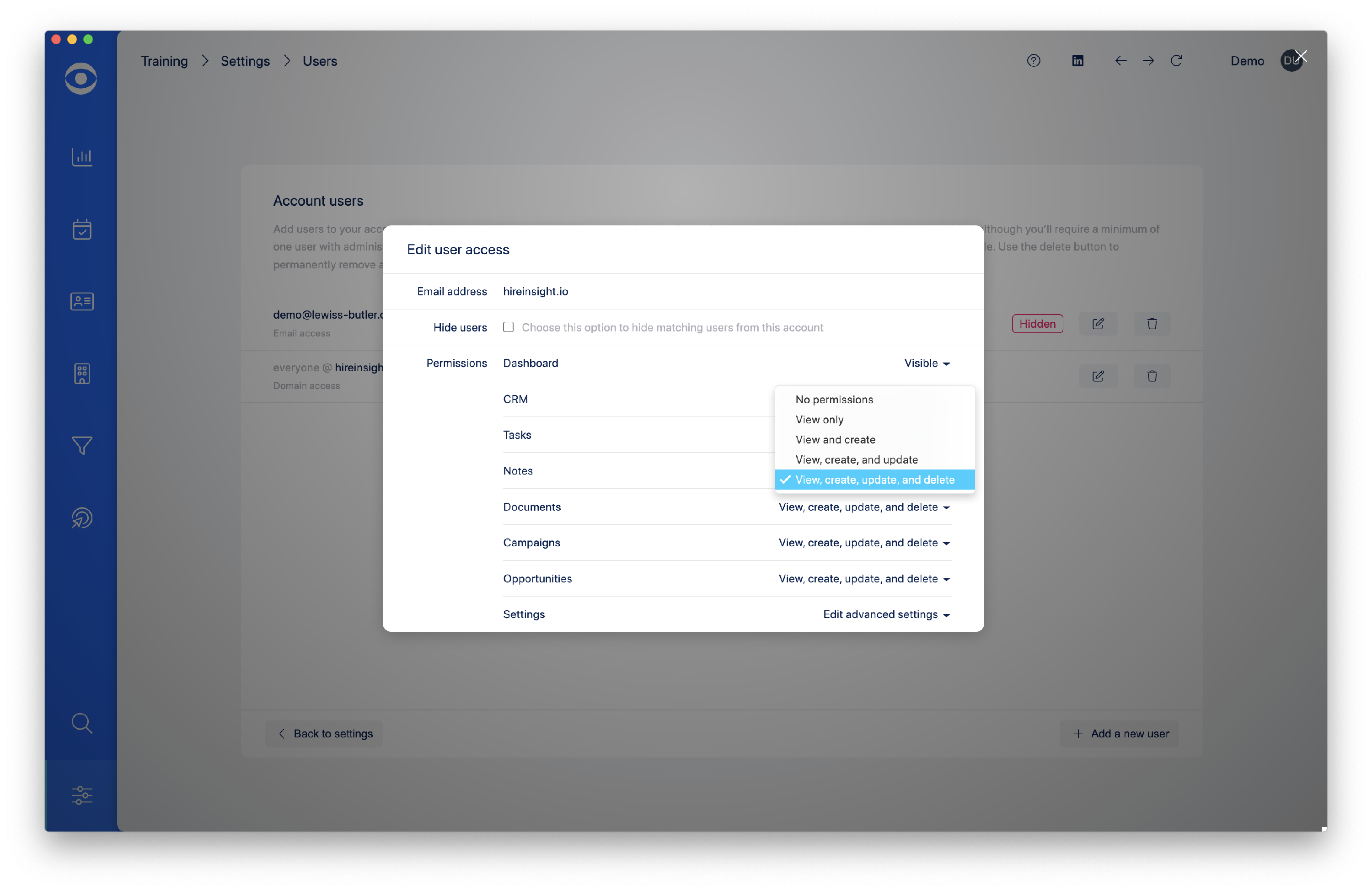 9.4.4 edit user access
