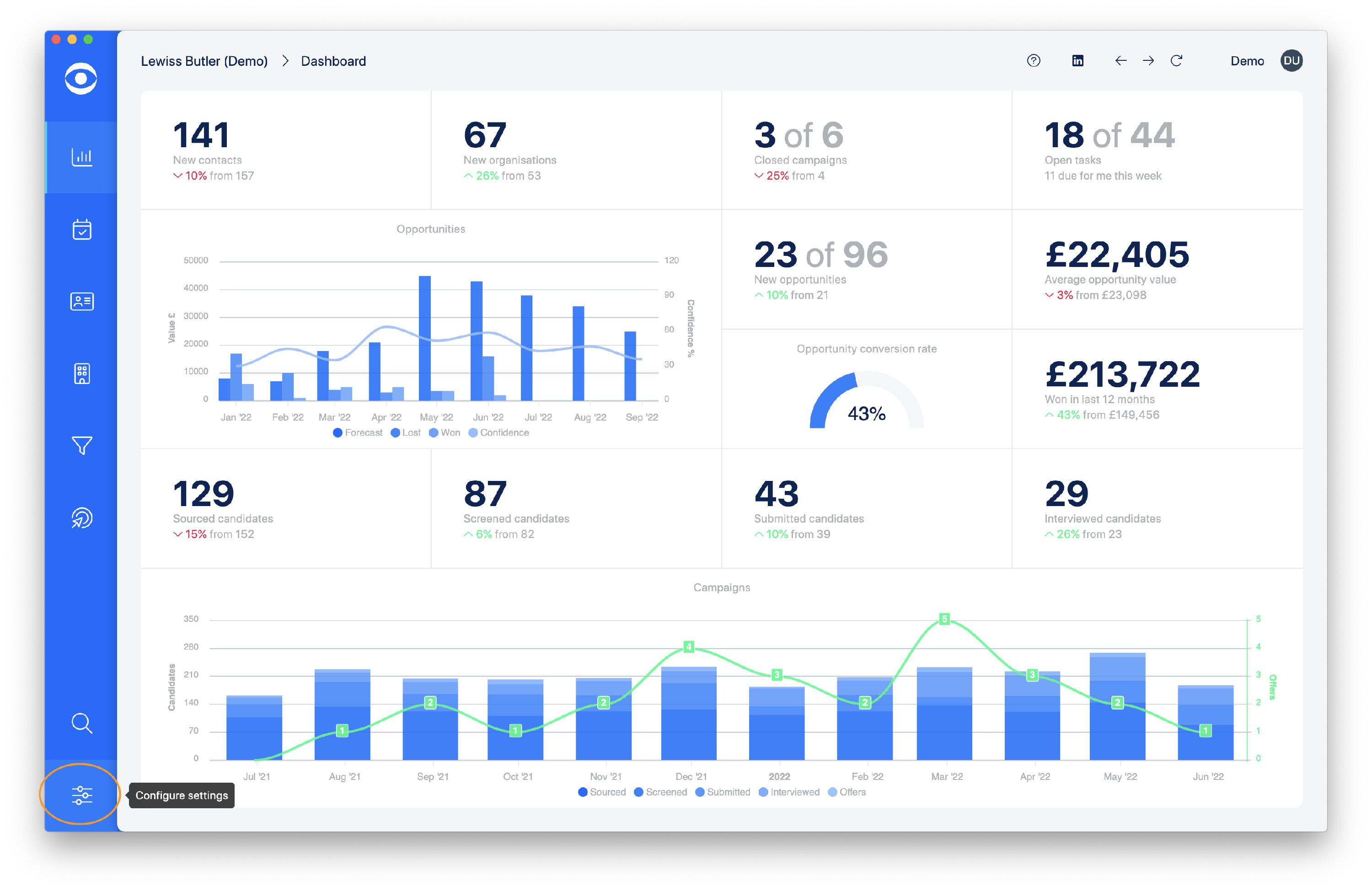 4.10.1 Configure settings