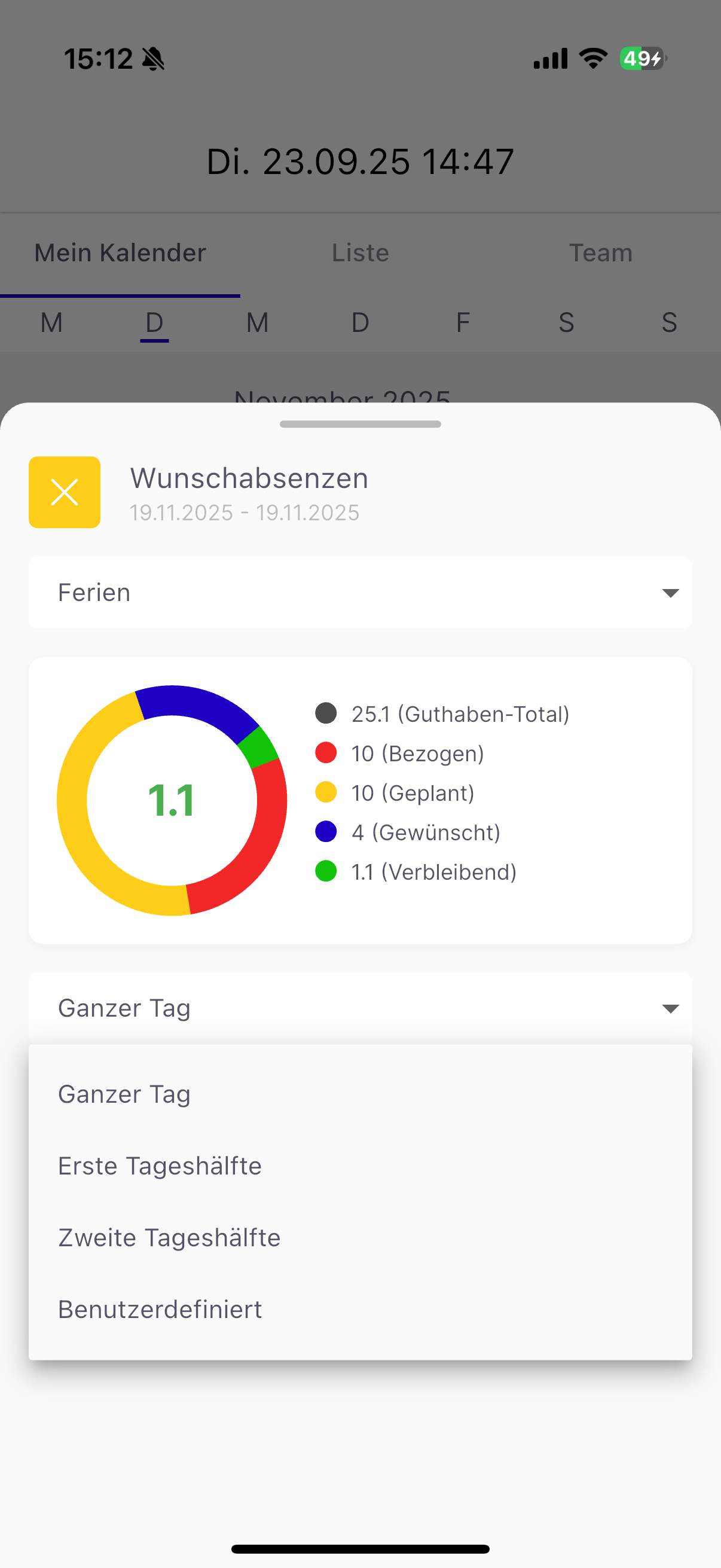Schritt 1: Kalender öffnen