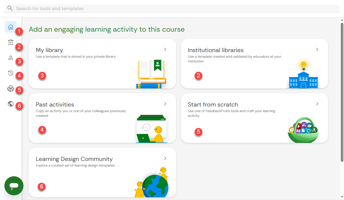 Screenshot of the FeedbackFruits Homepage