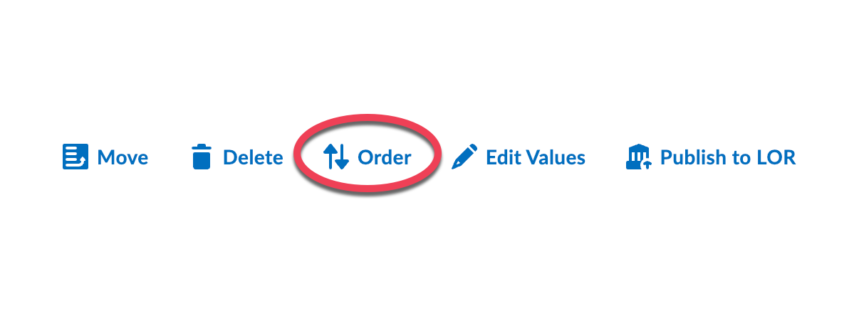 Order button