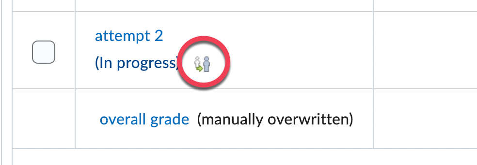 Enter Quiz as User - two blank people images with an arrow pointing from one to another