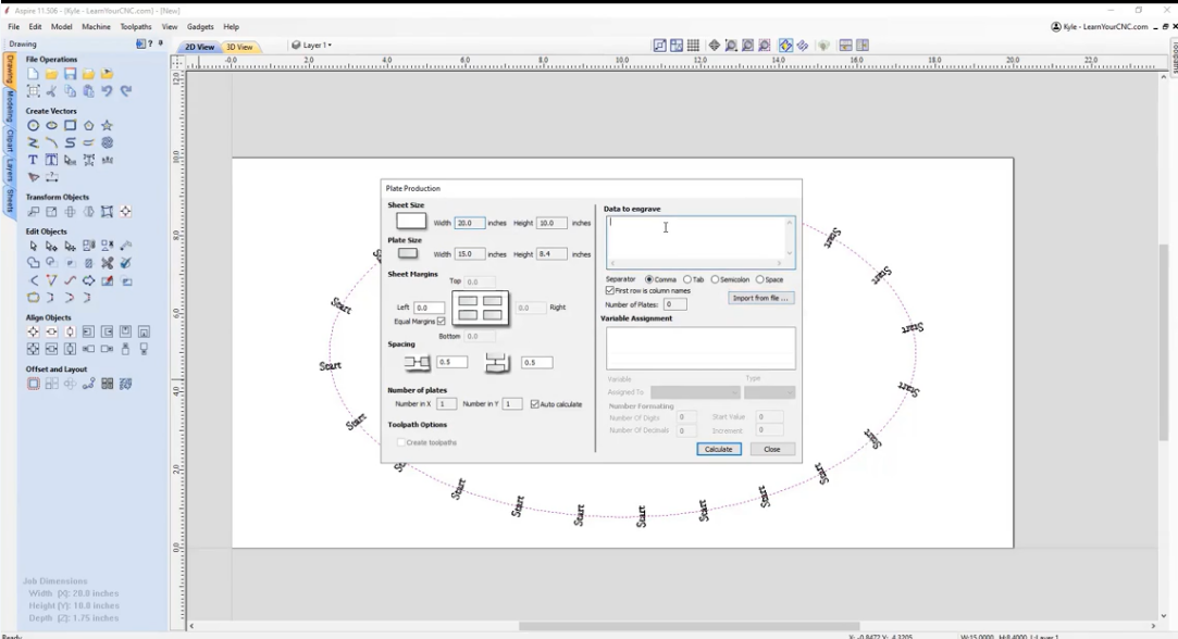 Is there an easier way to do the numbers on this cribbage board