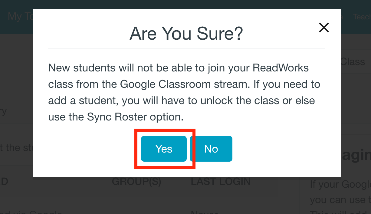 Anyone else have this Google Classroom link/sync issue