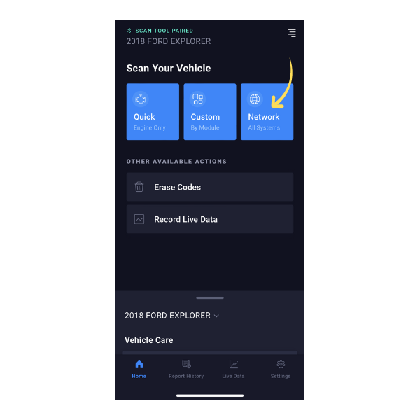 Innova 1000 How to Scan all OEM systems in your