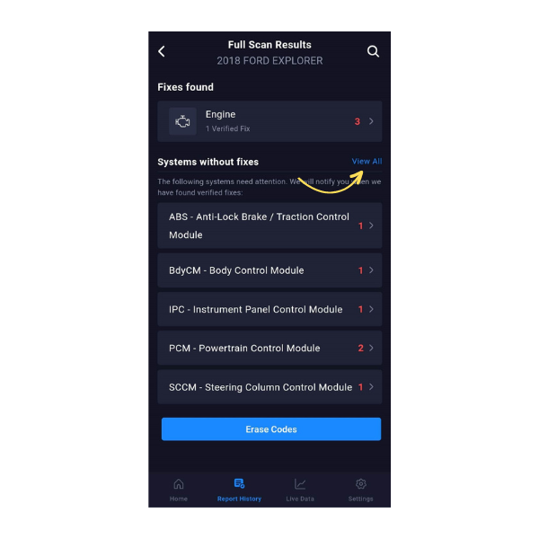 Innova 1000 How to Scan all OEM systems in your