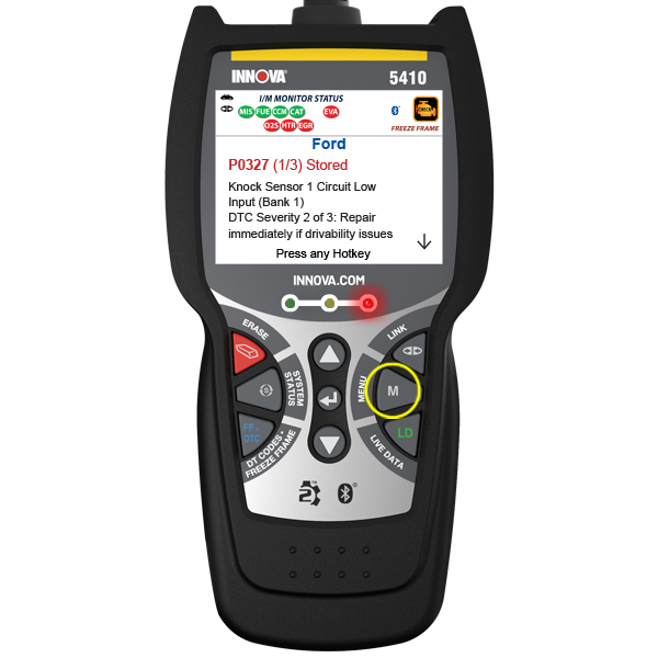 Innova 5410 How to perform an EVAP Test Innova Electronics Knowledge