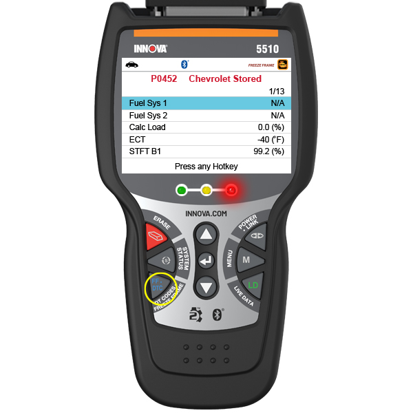 Innova 5510 Scanning & Viewing DTCs for MIL Check Engine Light (Global OBD2) Innova