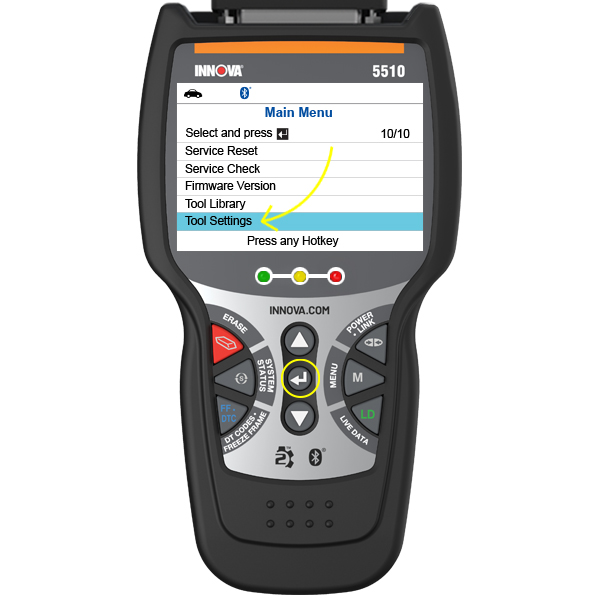 Innova 5510 Setting your QR RS2 App Innova Electronics Knowledge Base