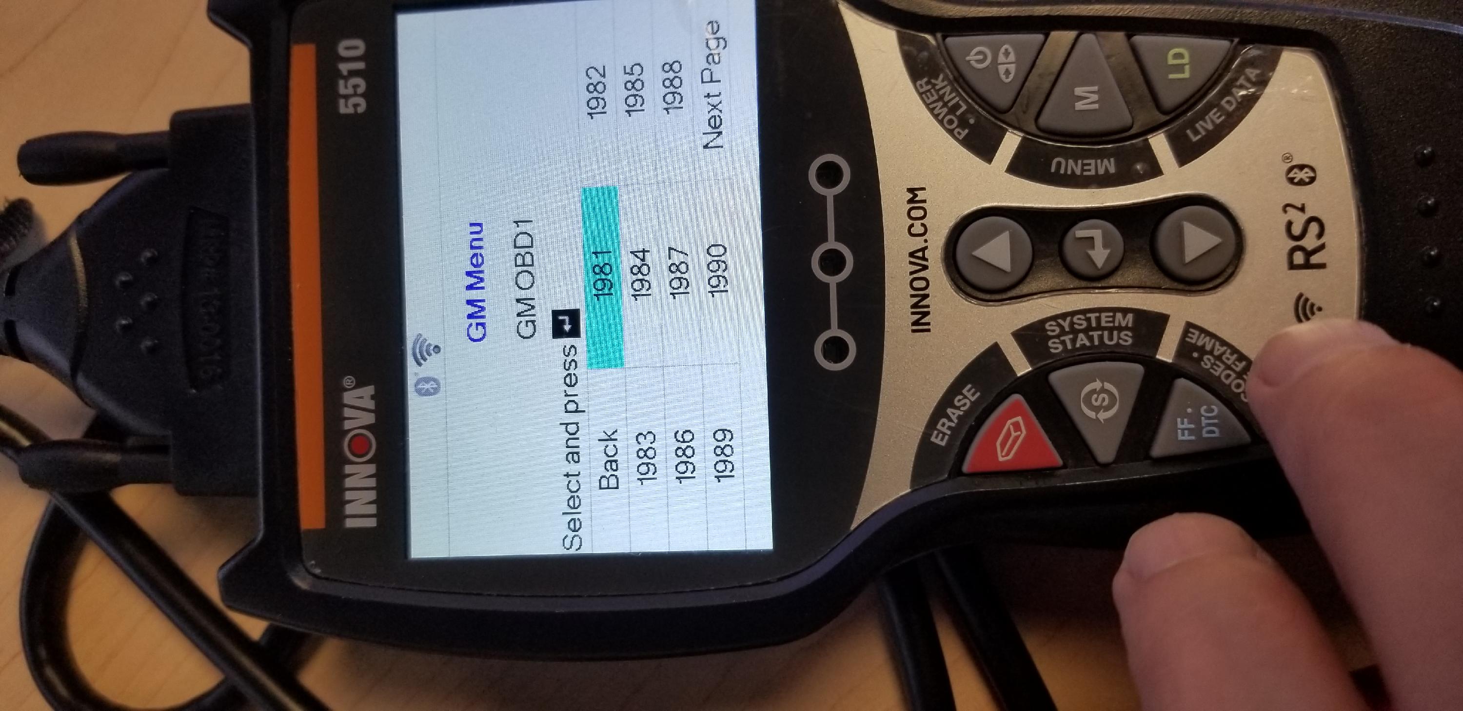 Innova 5510 How to Read an OBD1 GM Vehicle Innova Electronics Knowledge Base