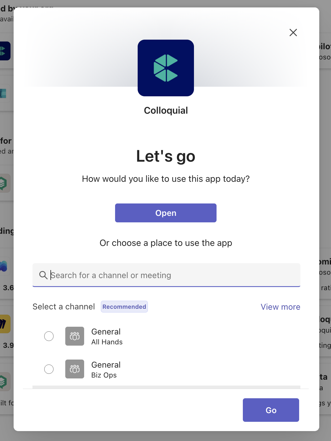 Microsoft Teams: Adding channels and users - Colloquial Support