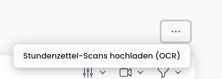 Upload-Dialog für Stundenzettel-Scans
