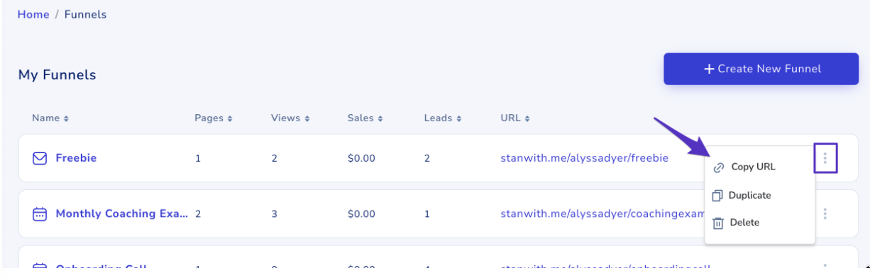 My Funnels Product - Stan Store Help Center