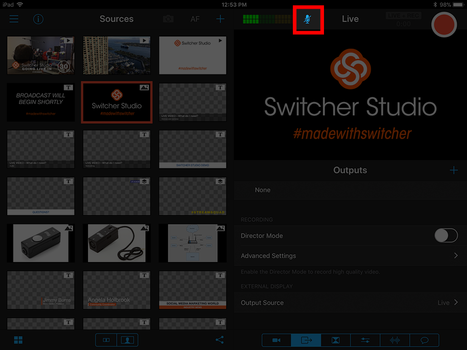 How to Use a Lightning Port for External Audio - Switcher Studio Help Center