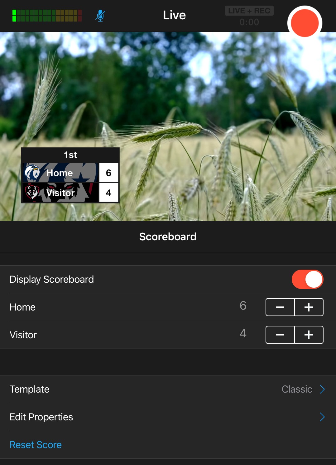 How to Add a Scoreboard to Your Sports Live Stream