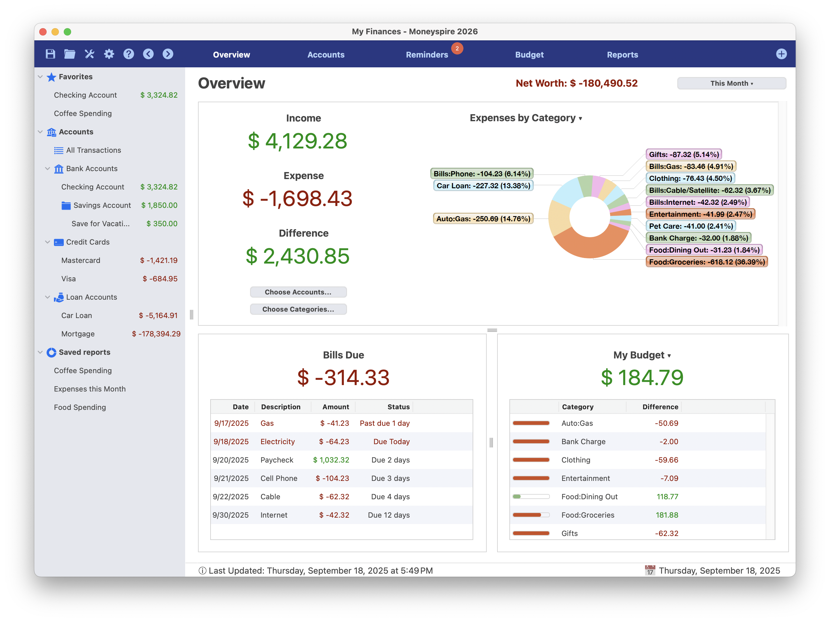 Schermata Panoramica