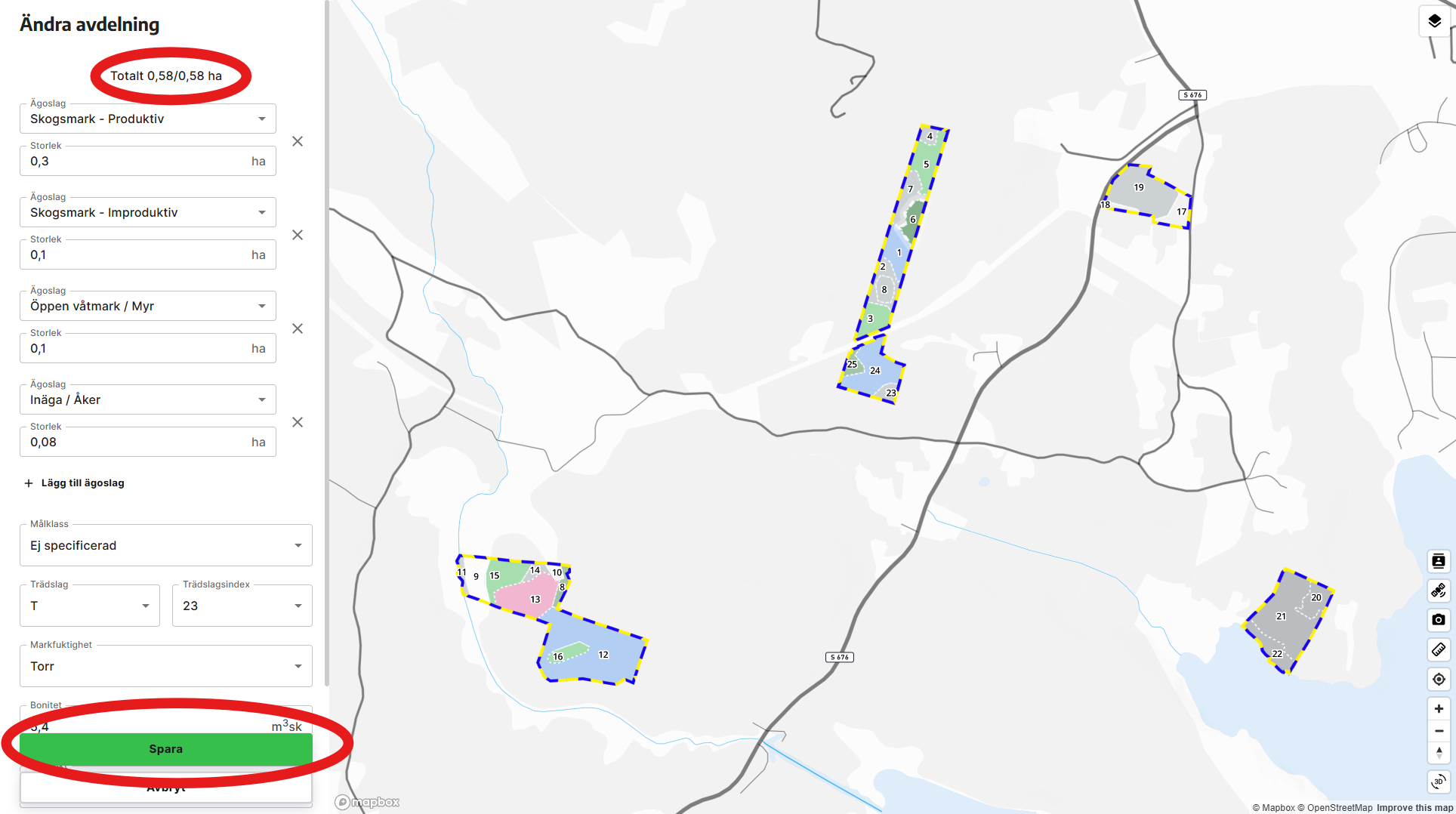 Skrolla ned och klicka på