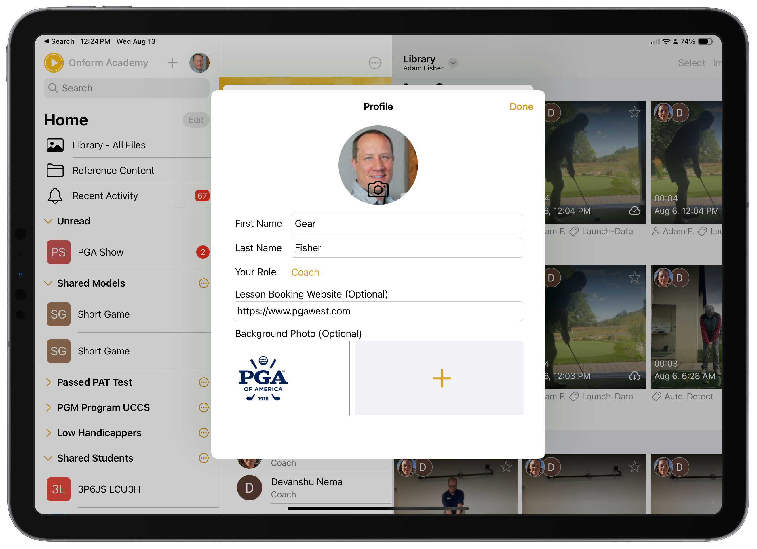 How to Edit Your Profile - Onform Knowledge Base