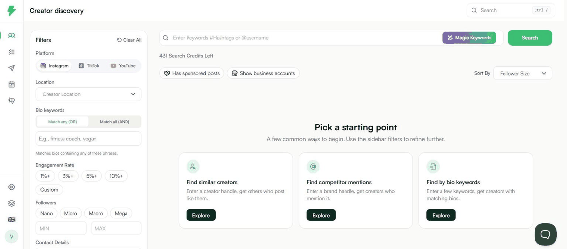 Competitor mentions flow
