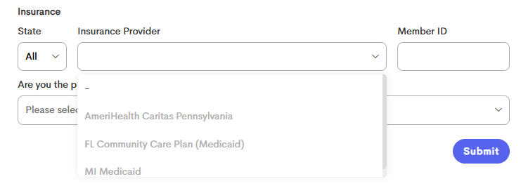 Payer Options in Lead Forms - Doulado Knowledge Base