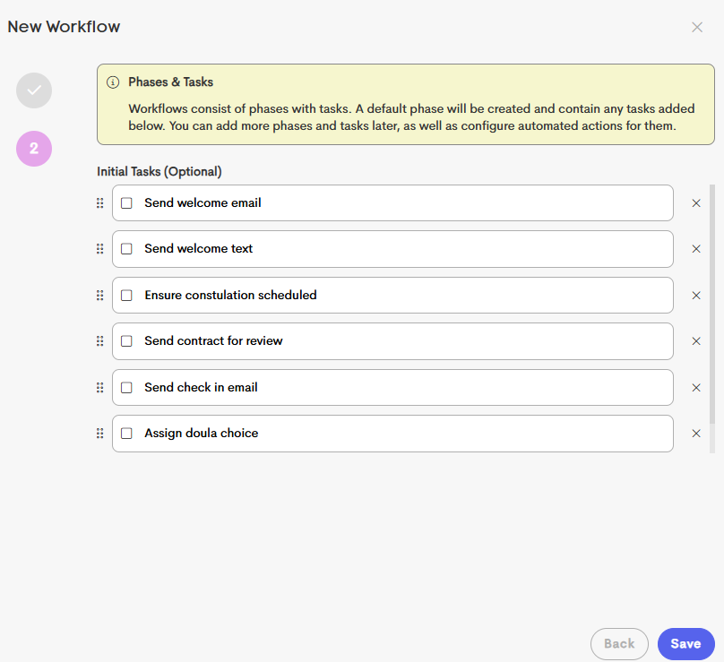Workflows - Doulado Knowledge Base