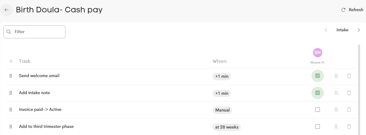 Workflows - Doulado Knowledge Base