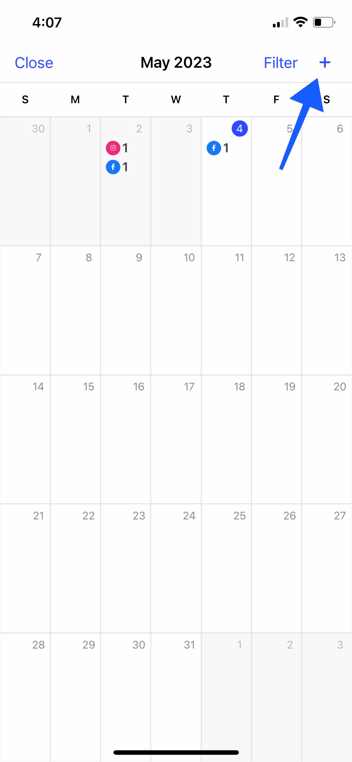 Add calendar post