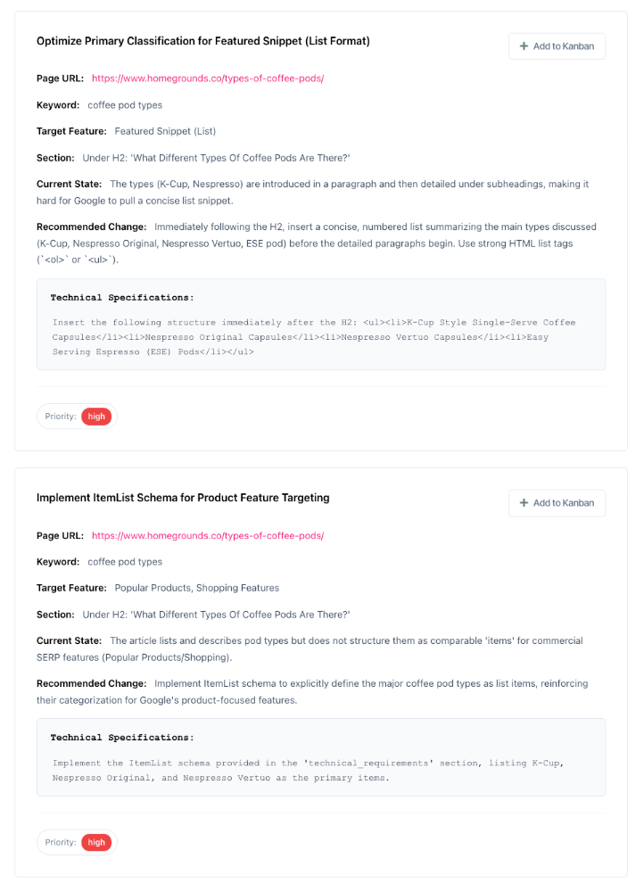 serp features ai analysis