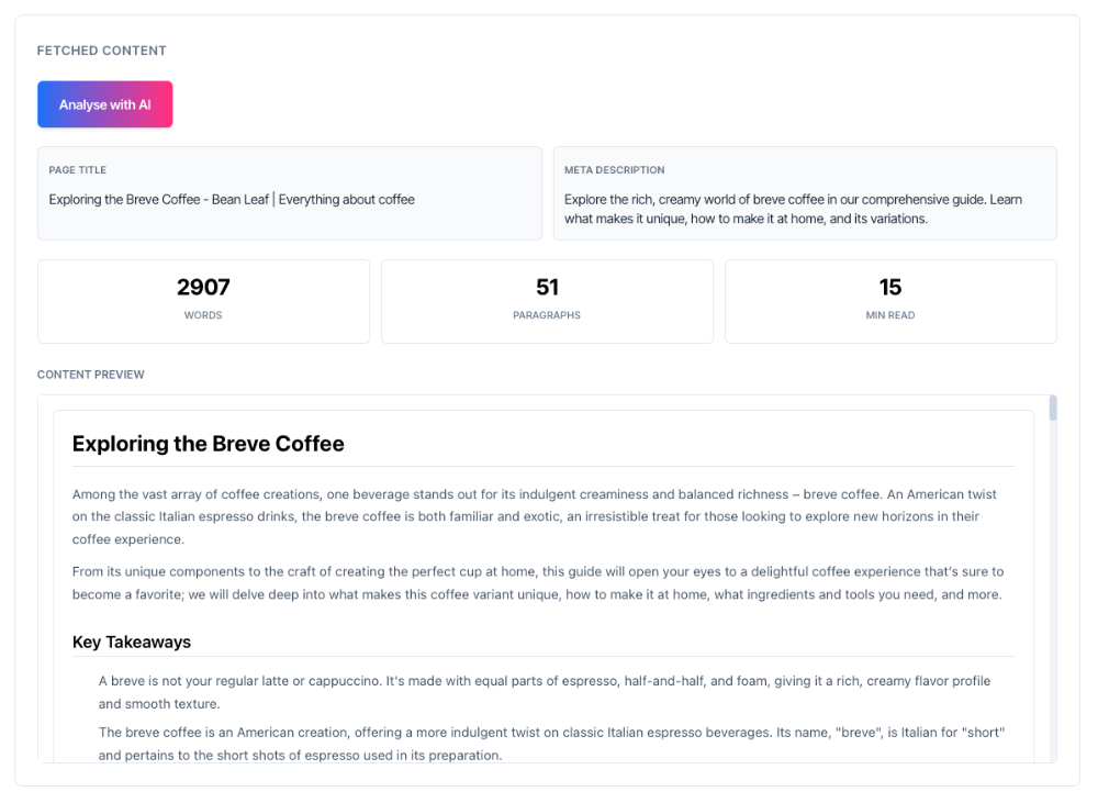 content review metrics