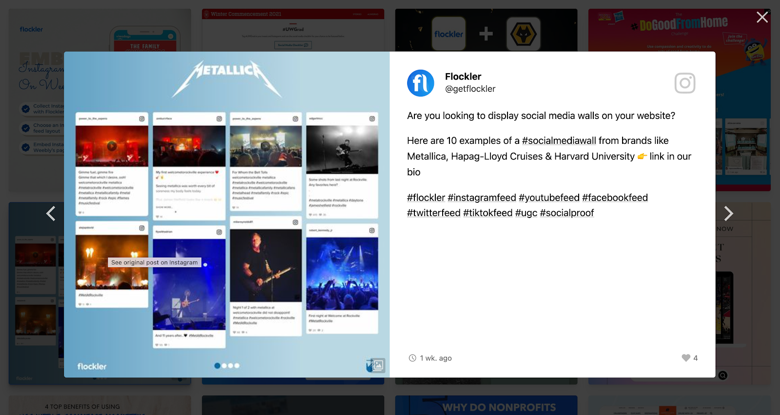 Instagram image example