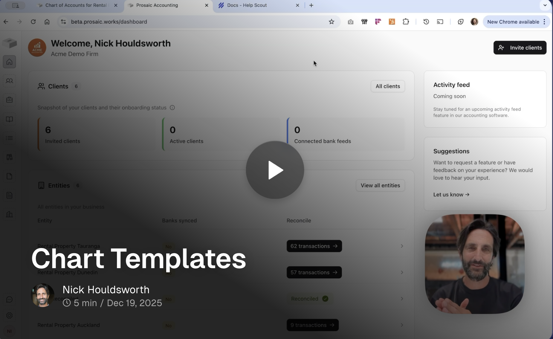 Smart chart templates overview