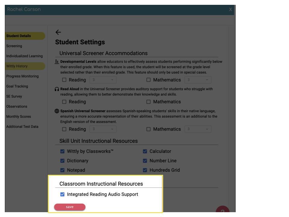 A screenshot of a student settings

AI-generated content may be incorrect.
