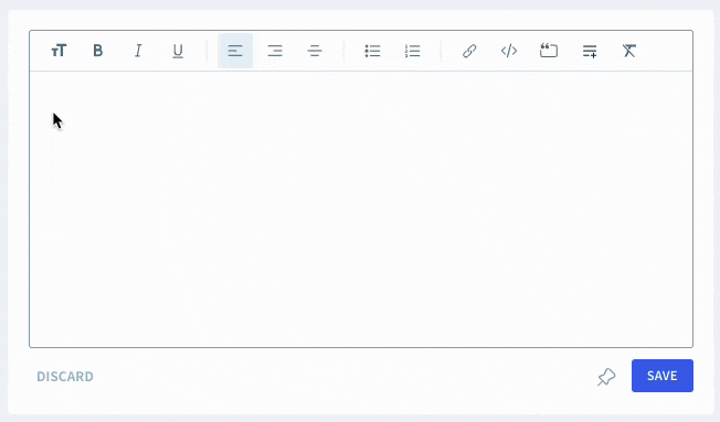 Screencap of typed shortcut texted replaced with corresponding text blocks.