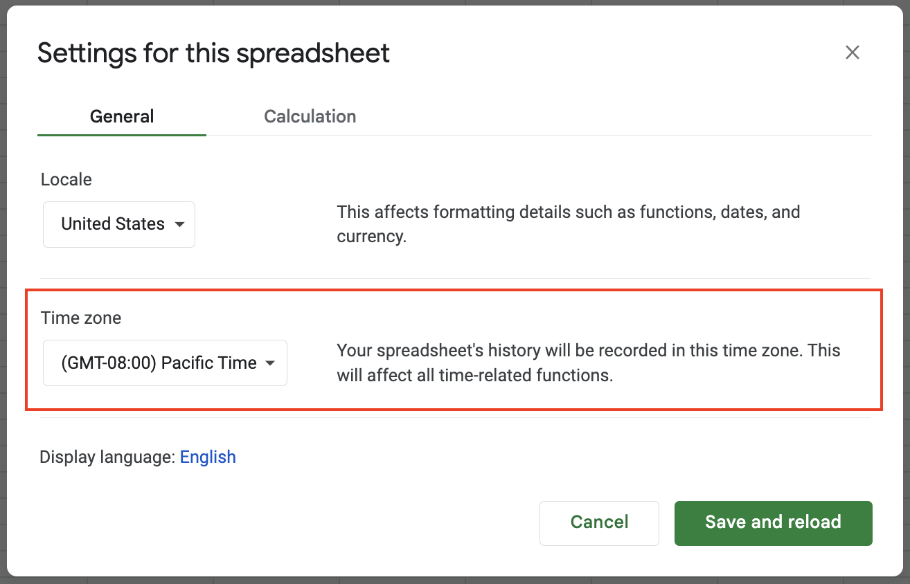 Screenshot of the source selection dialog with the Google Sheets options highlighted.