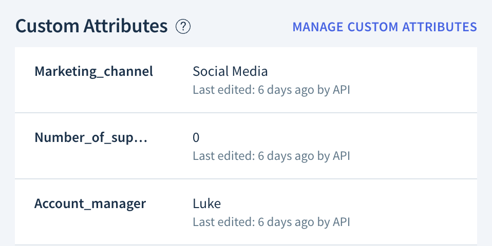 Custom attributes in ChartMogul