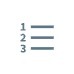 Ordered List icon