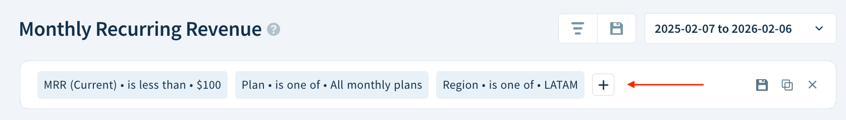Screenshot of a segment composed of multiple filters with the Add a filter to this segment button highlighted.