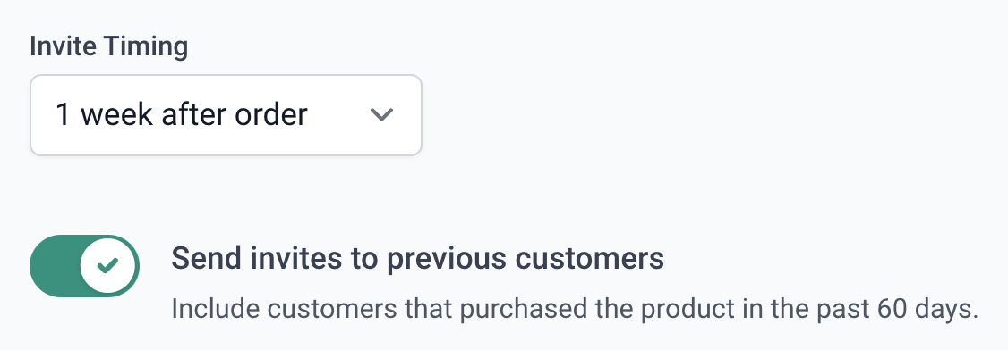 screenshot of invite section when creating Guide with Shopify app