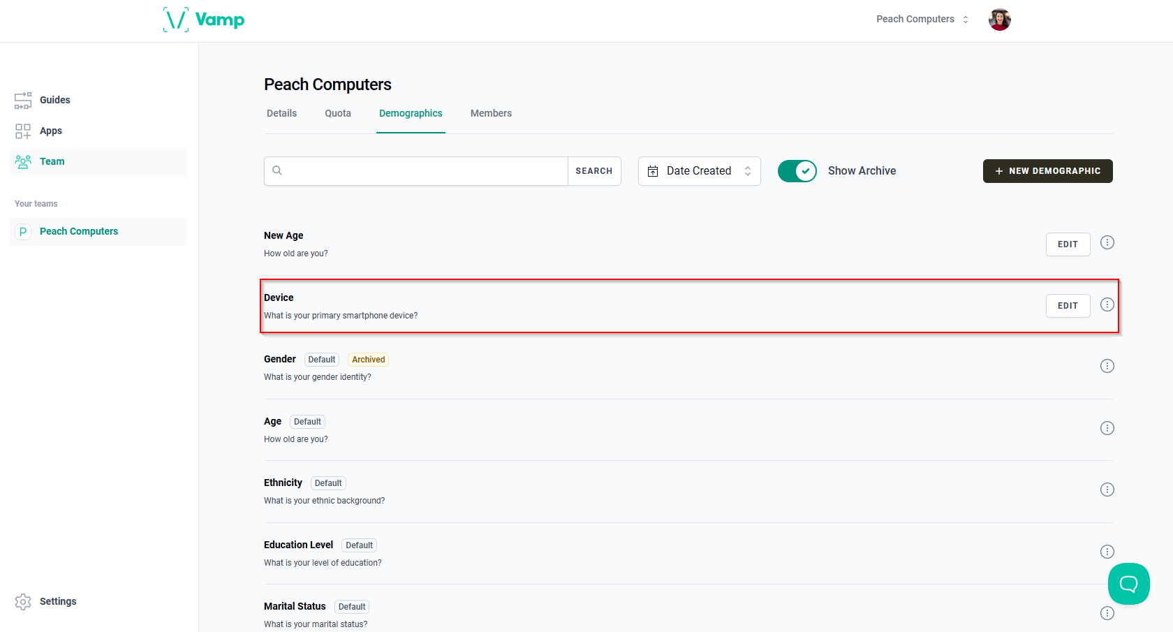 The unarchived demographic.