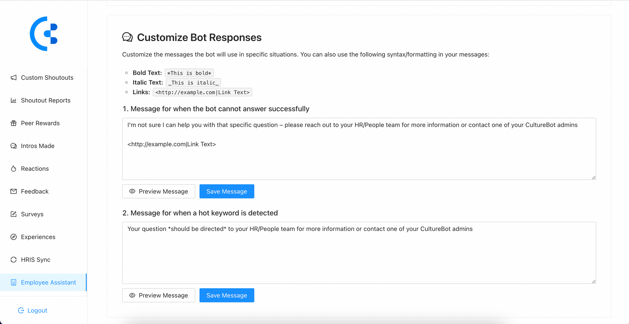 Train Assistant AI to respond with sensitivity and know the 
