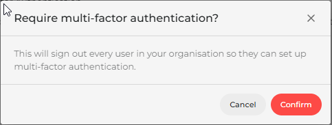 Require multi-factor authentication