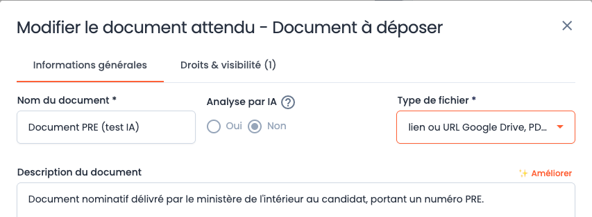 Validation par IA indisponible pour un lien