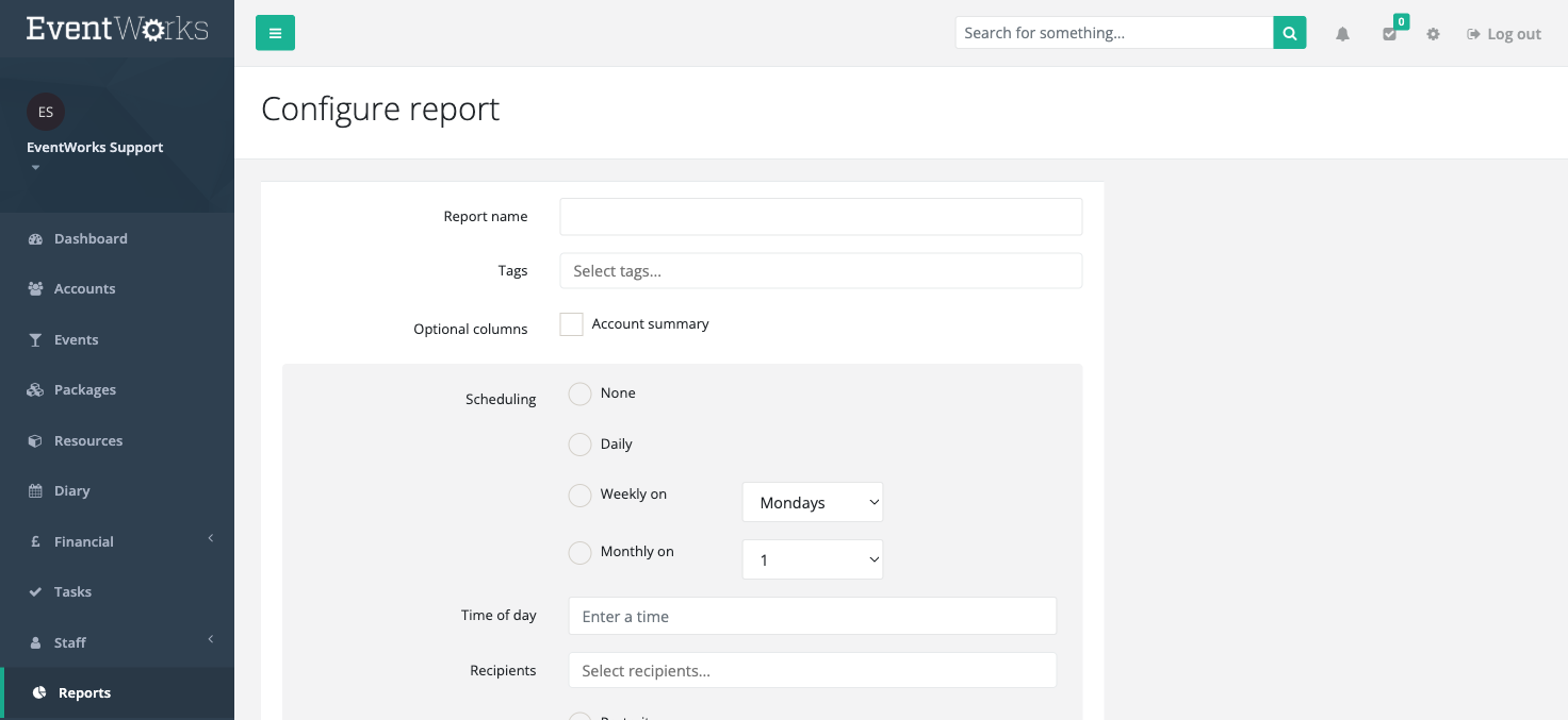 Account report