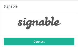 Signable integration card