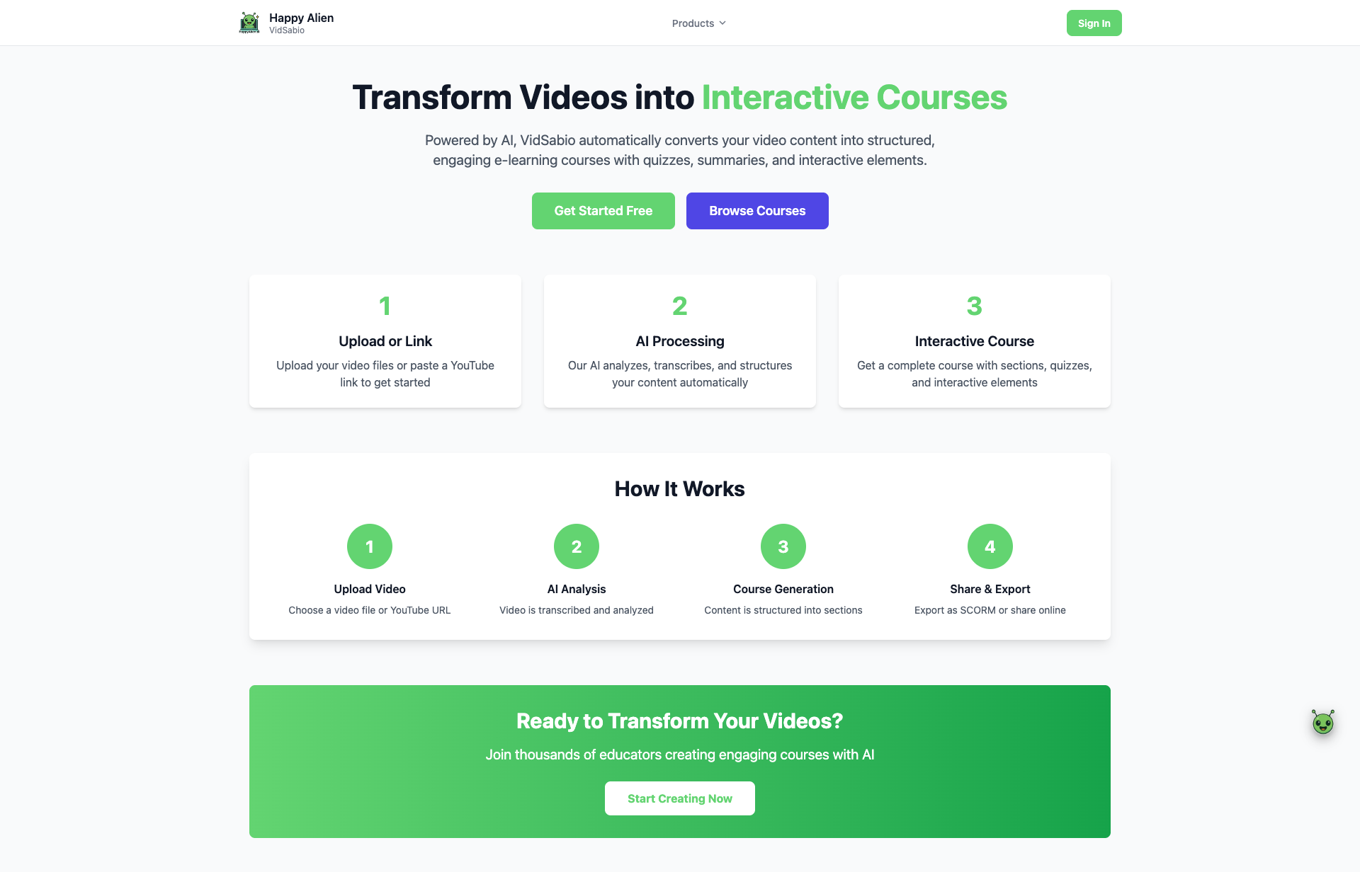 Getting Started with VidSabio