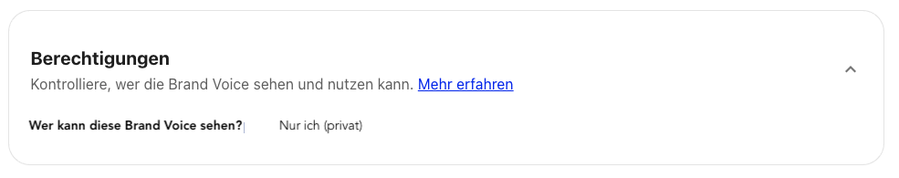 Berechtigungen - DE