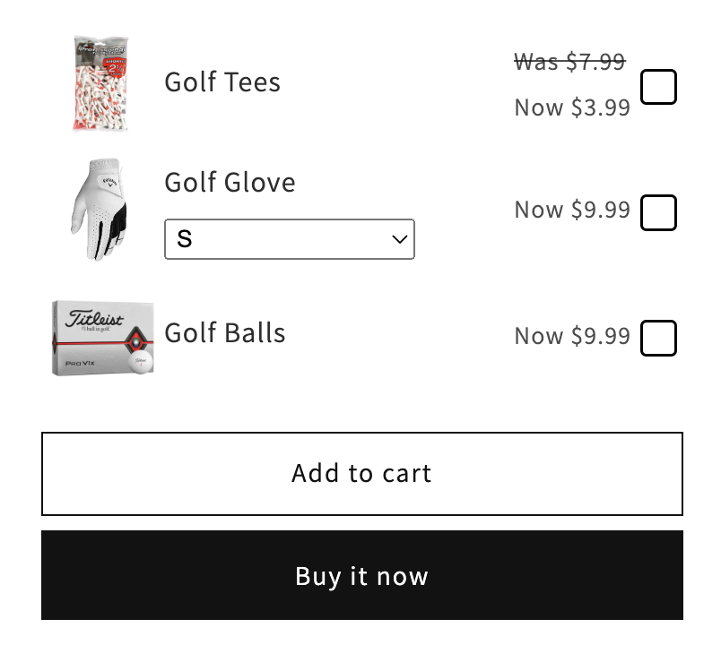Create Add Ons for Shopify